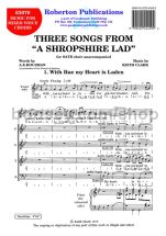 Three Songs from A Shropshire Lad for SATB choir
