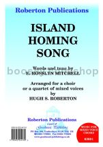 Island Homing Song for SATB choir