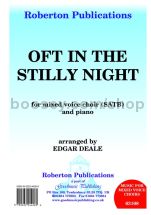 Oft in the Stilly Night for SATB choir