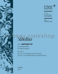 Impromptus For String Orchestra (Score)