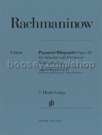 Rapsodie sur un thème de Paganini op. 43 (Piano Reduction)