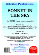 Sonnet in the Sky for SATB choir