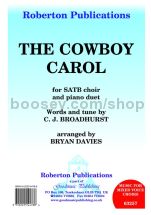 Cowboy Carol for SATB choir & piano duet