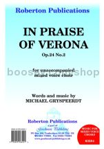 In Praise of Venice Op. 24, No. 2 for SATB choir