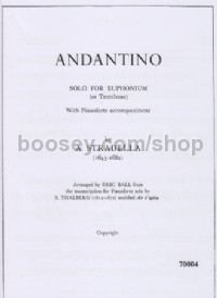 Andantino for Euphonium (Bass/Treble clef edition)
