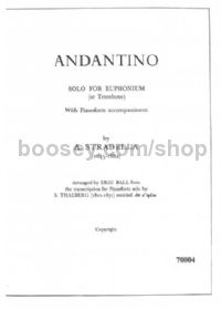 Andantino for Solo Euphonium (bass/treble clef)