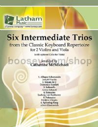 Six Intermediate Trios for 2 Violins and Viola (score & parts)