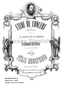 Étude de Concert for harp