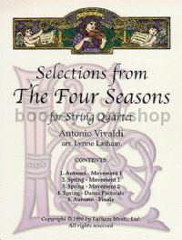 Selections from The Four Seasons for String Quartet (parts)