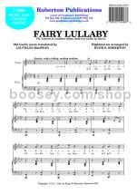 Fairy Lullaby for unison voices