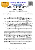 All in the April Evening for female choir (SA)