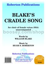 Blake's Cradle Song for female choir (SSA)