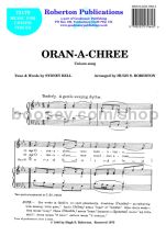 Oran-a-chree for unison choir