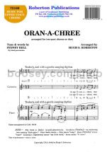 Oran-a-chree for female choir (SA)