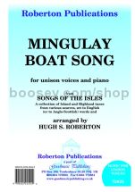 Mingulay Boat Song for unison voices