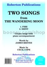 Two Songs from the Wandering Moon for unison voices