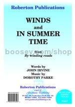 In Summertime / Winds for unison choir