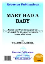 Mary Had A Baby for female choir (SA)
