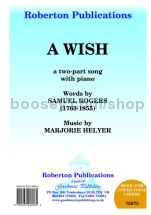 Wish for female choir (SA)