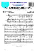 Easter Greeting for unison choir