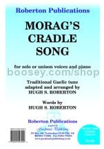 Morag's Cradle Song for unison choir