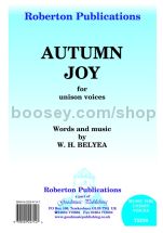 Autumn Joy for female choir (SA)