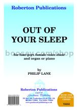 Out of Your Sleep for female choir (SSAA)