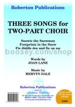 Three Songs for Two Part Choir for female choir (SA)