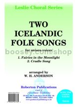 Two Icelandic Folk Songs for unison voices