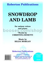 Snowdrop and Lamb for unison choir