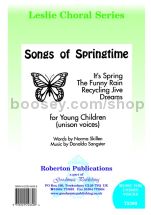 Songs of Springtime for unison choir