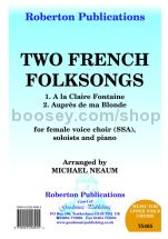 Two French Folksongs for female choir (SSAA)