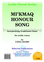 Mi'kmaq Honour Song for female choir (SA)