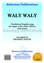 Waly Waly for SSAA & piano