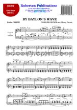 By Babylon's Wave for SATB choir