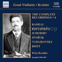 Kreisler Vol.4 (Naxos Historical  Audio CD)