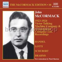 Mccormack Edition Volume 10 (Naxos Historical Audio CD)