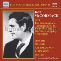 Mccormack Edition 11 (Naxos Historical Audio CD)