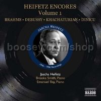 Heifetz Encores Volume 1 (Naxos Historical Audio CD)