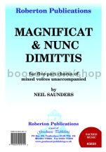 Magnificat and Nunc Dimittis - SATB choir