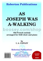 As Joseph Was A-walking for SA & Men