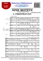 9 Motets - No. 2 (Christmas Day) for SATB choir
