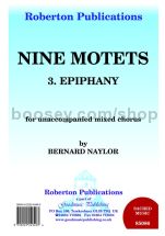 9 Motets - No. 3 (Epiphany) for SATB choir