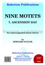 9 Motets - No. 7 (Ascension Day) for SATB choir