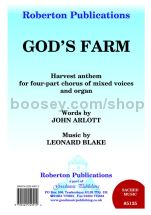 God's Farm for SATB choir