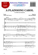 Plainsong Carol for SATB choir