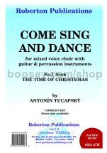 Come Sing and Dance for SATB chorus part