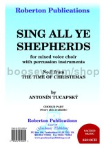 Sing All Ye Shepherds for SATB chorus part
