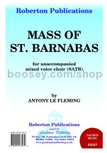 Mass of St Barnabas for SATB choir