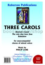 Three Carols for SATB choir